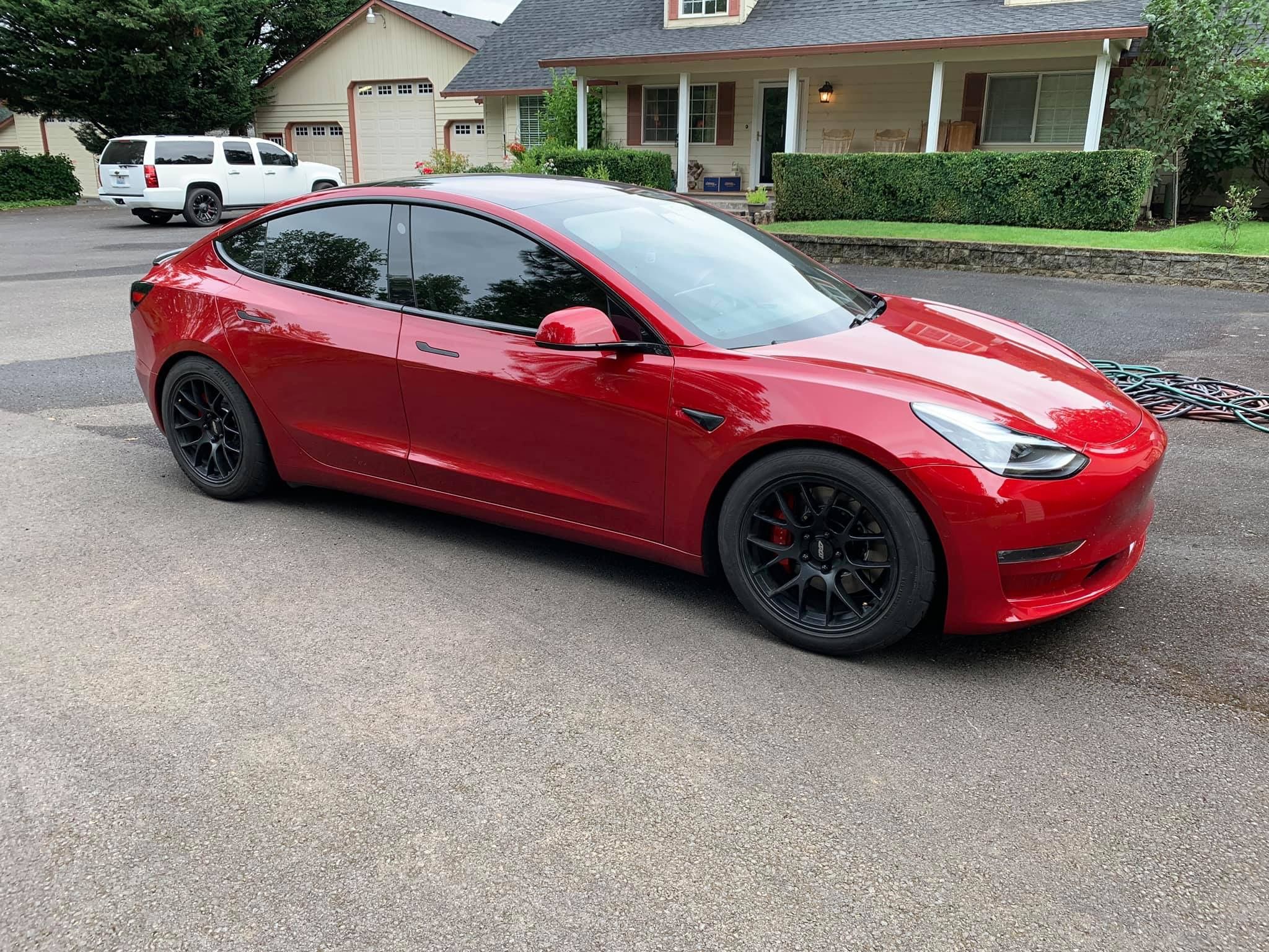 Tesla Model 3 with 18