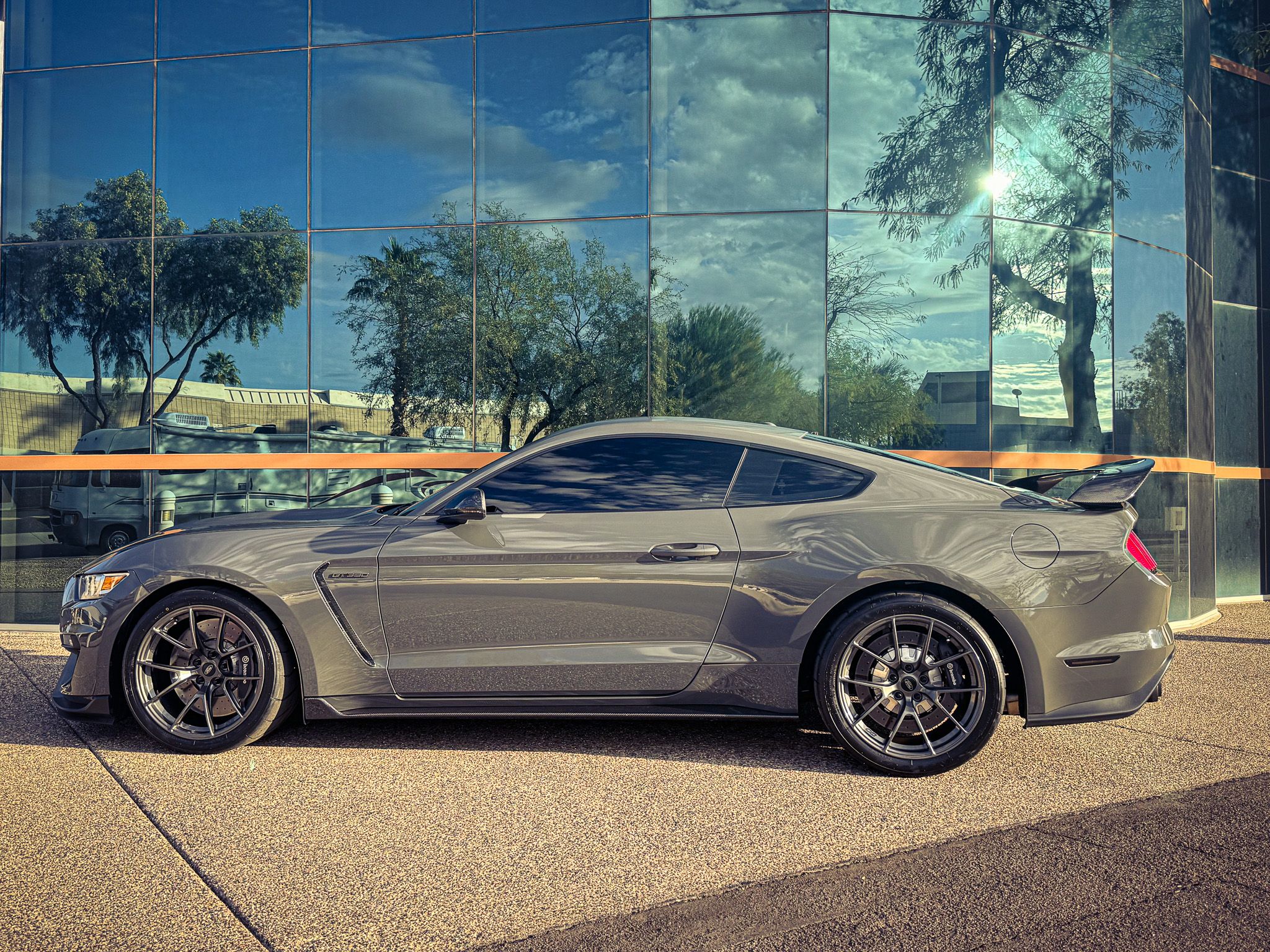 Grey Ford Mustang - VS-5RS in Anthracite