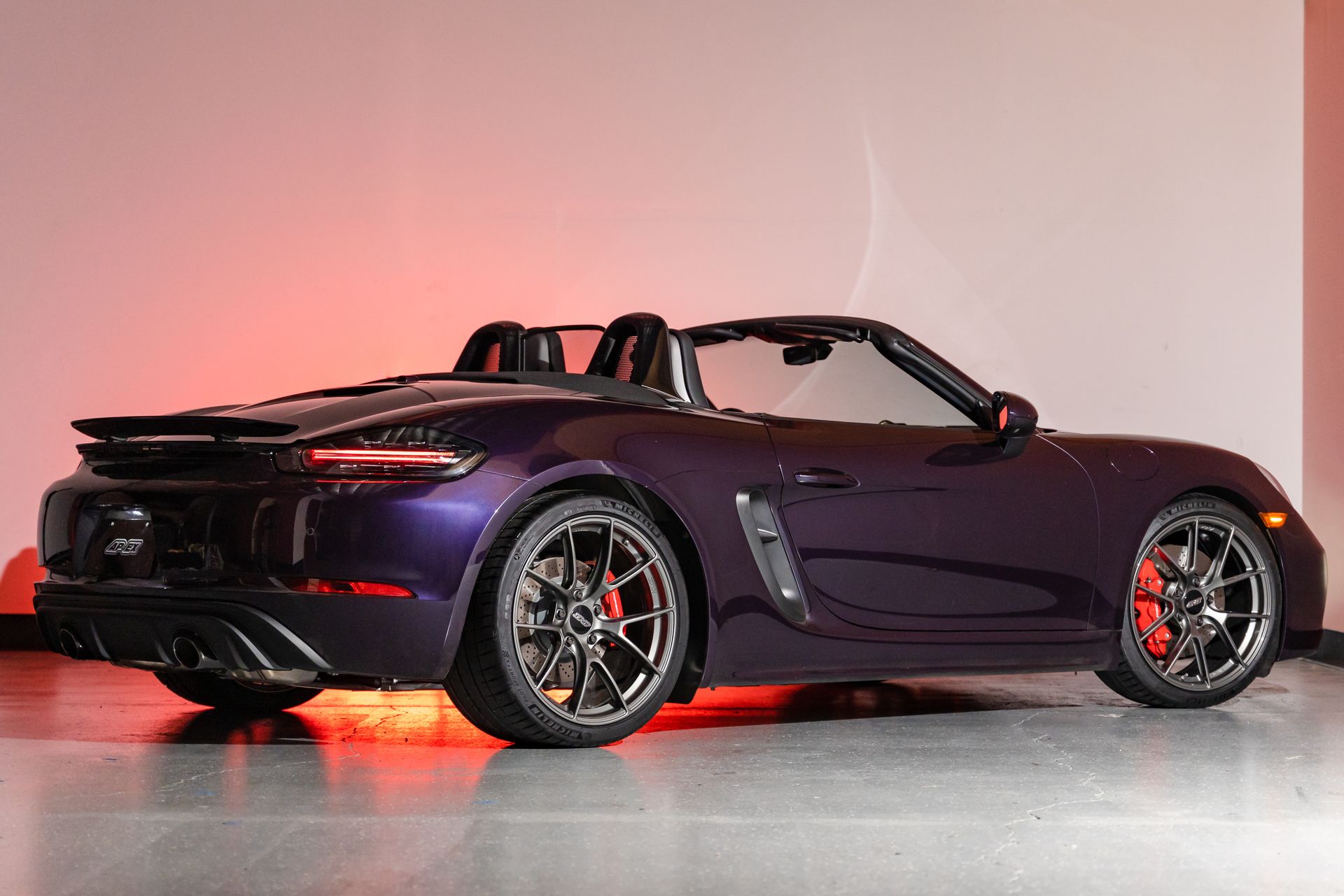 Porsche 718 Boxster GTS 4.0L with 20" VS-5RS Wheels in Anthracite