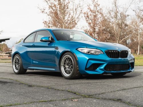 Blue BMW M2 - ML-7RT in Machined Lip Anthracite