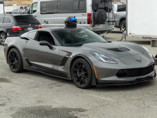 Grey Chevrolet Corvette - VS-5RS in Satin Black