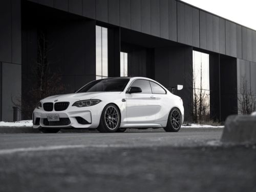 White BMW M2 - EC-7 in Anthracite