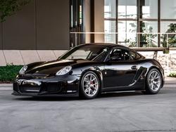 Black Porsche Cayman - VS-5RS in Brushed Clear