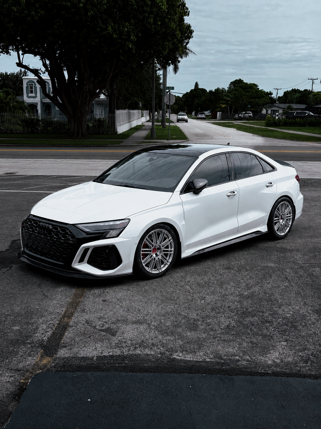 Grey Audi RS 3 - TC-10RT in Race Silver