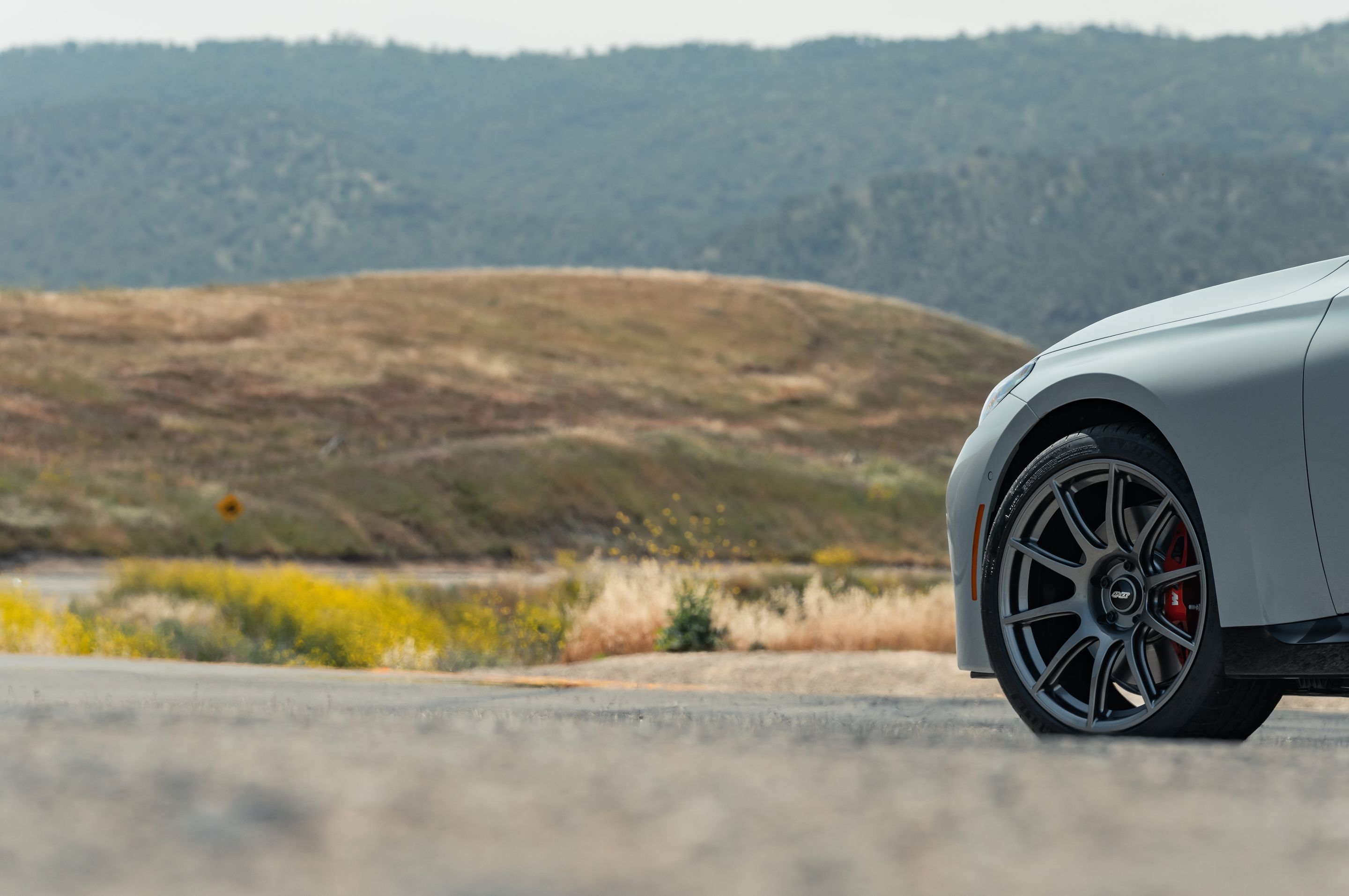 Grey BMW G42 2 Series with 19" SM-10 Apex wheels in Anthracite