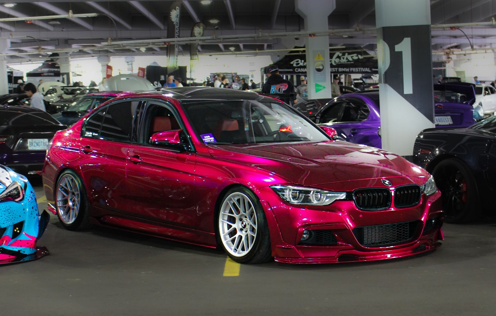Pink BMW 3 Series - ARC-8 in Race Silver