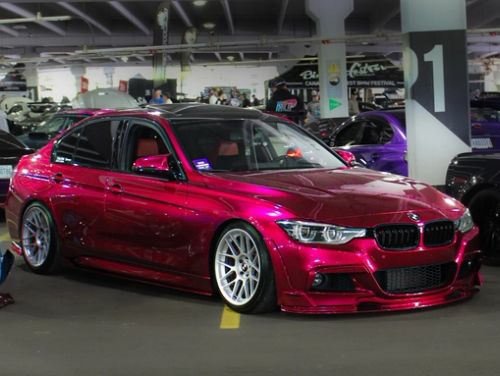 Pink BMW 3 Series - ARC-8 in Race Silver