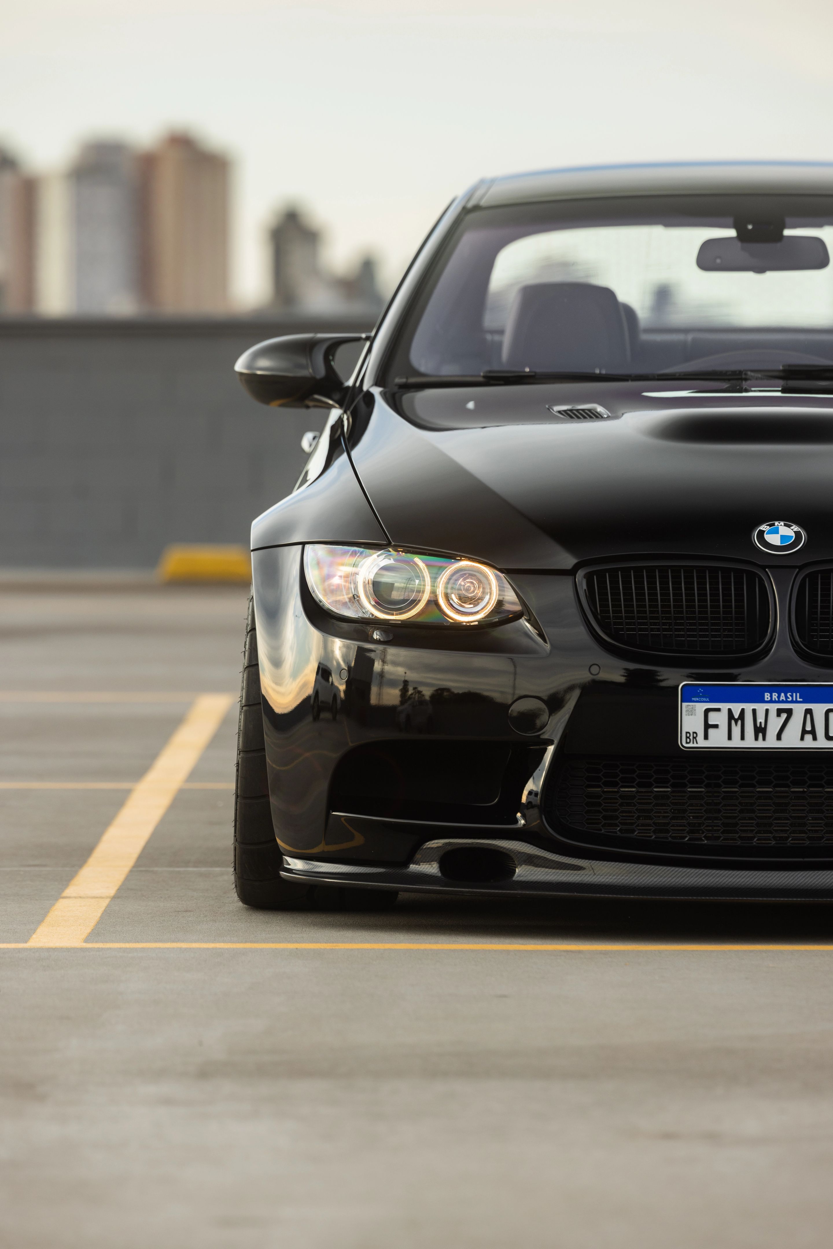 Black BMW E92 Coupe M3 with 18" ML-10RT Apex wheels in Machined Lip Gloss Motorsport Gold