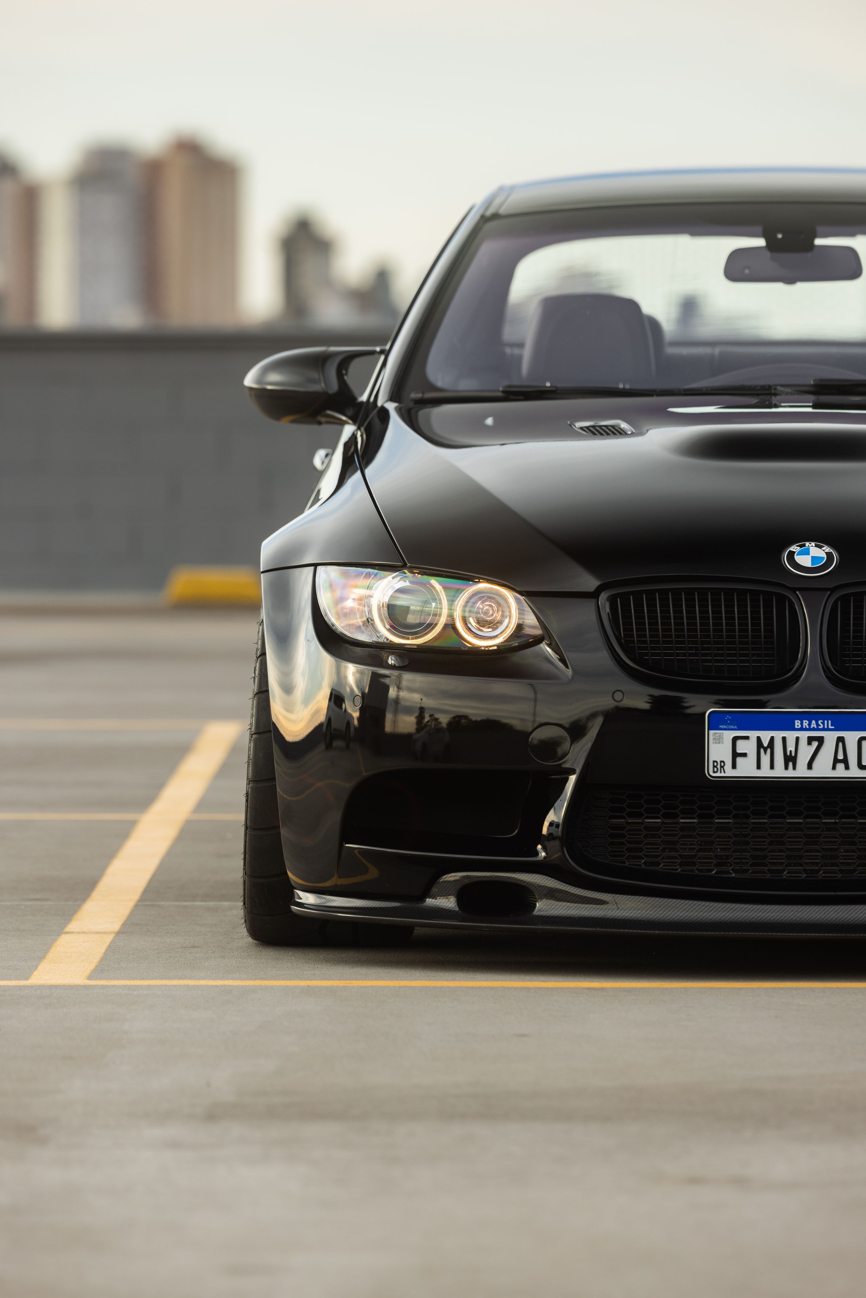 Black BMW E92 Coupe M3 with 18" ML-10RT Apex wheels in Machined Lip Gloss Motorsport Gold