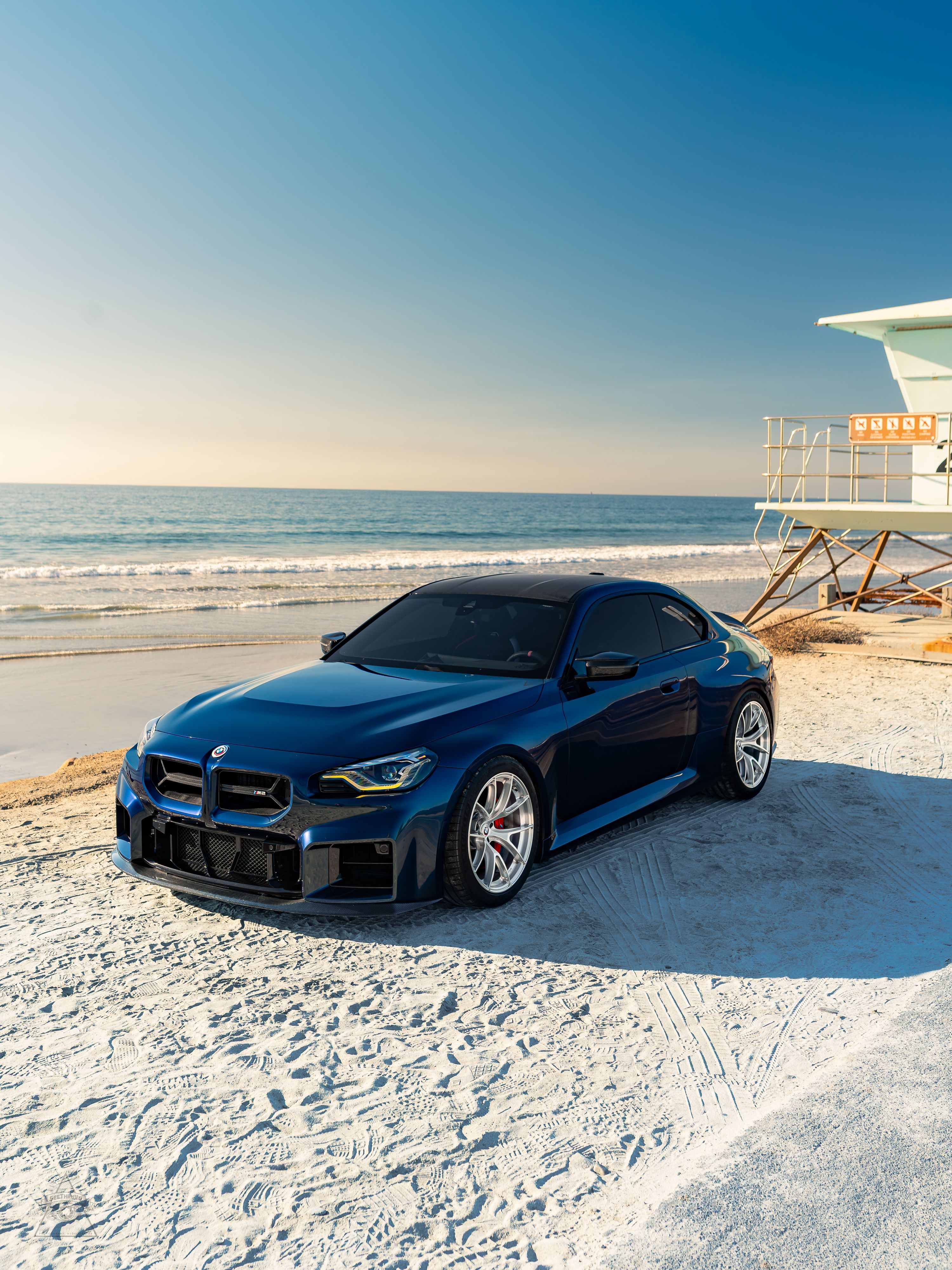Blue BMW M2 - VS-5RS in Brushed Clear