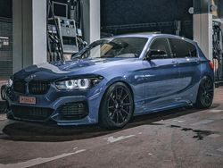 Blue BMW 1 Series - SM-10 in Satin Black