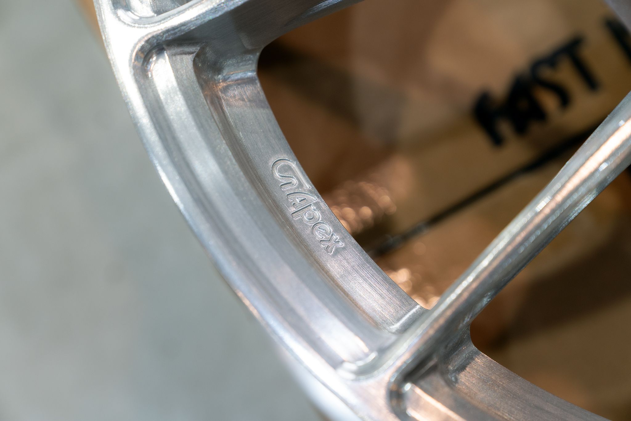 Silver Toyota GR86 with 17" VS-5RS Apex wheels in Brushed Clear