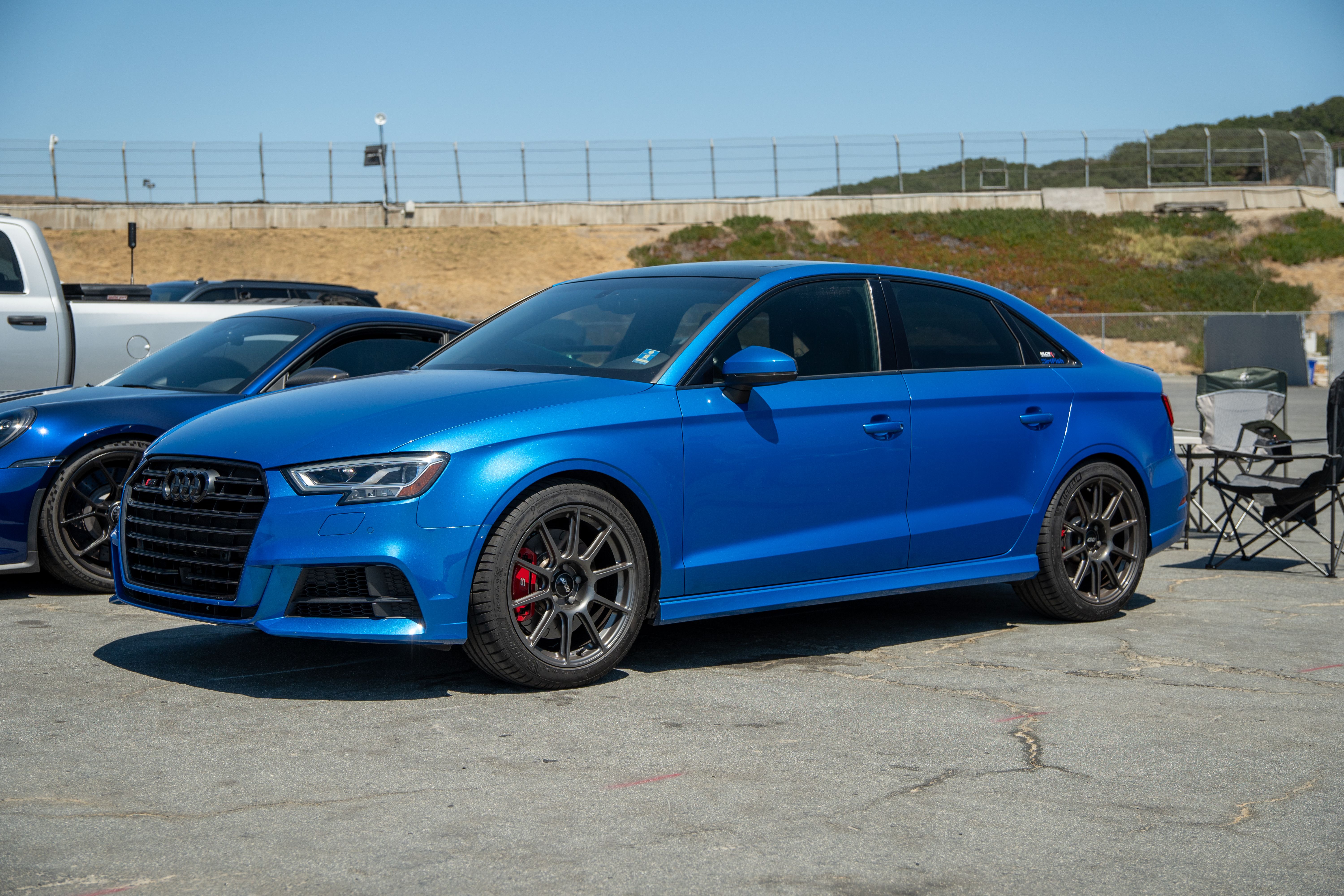 Blue Audi S3 - SM-10 in Anthracite