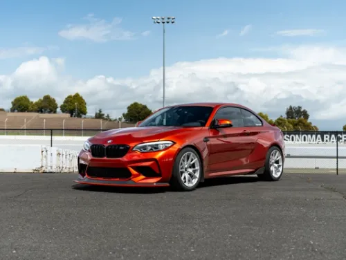 Orange BMW M2 - VS-5 in Race Silver