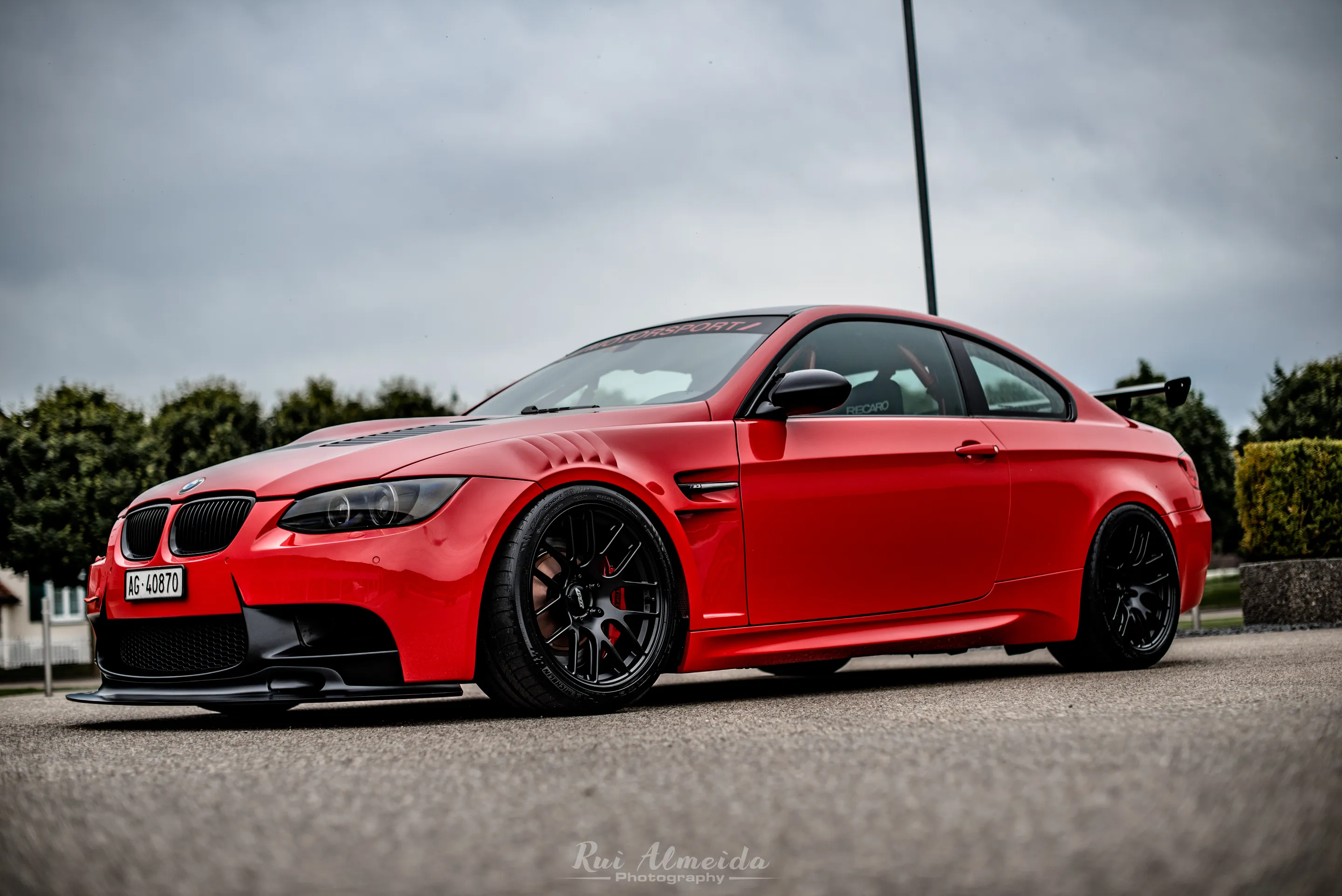 Black 7r Rims BMW E92 Coupe M3 with 18