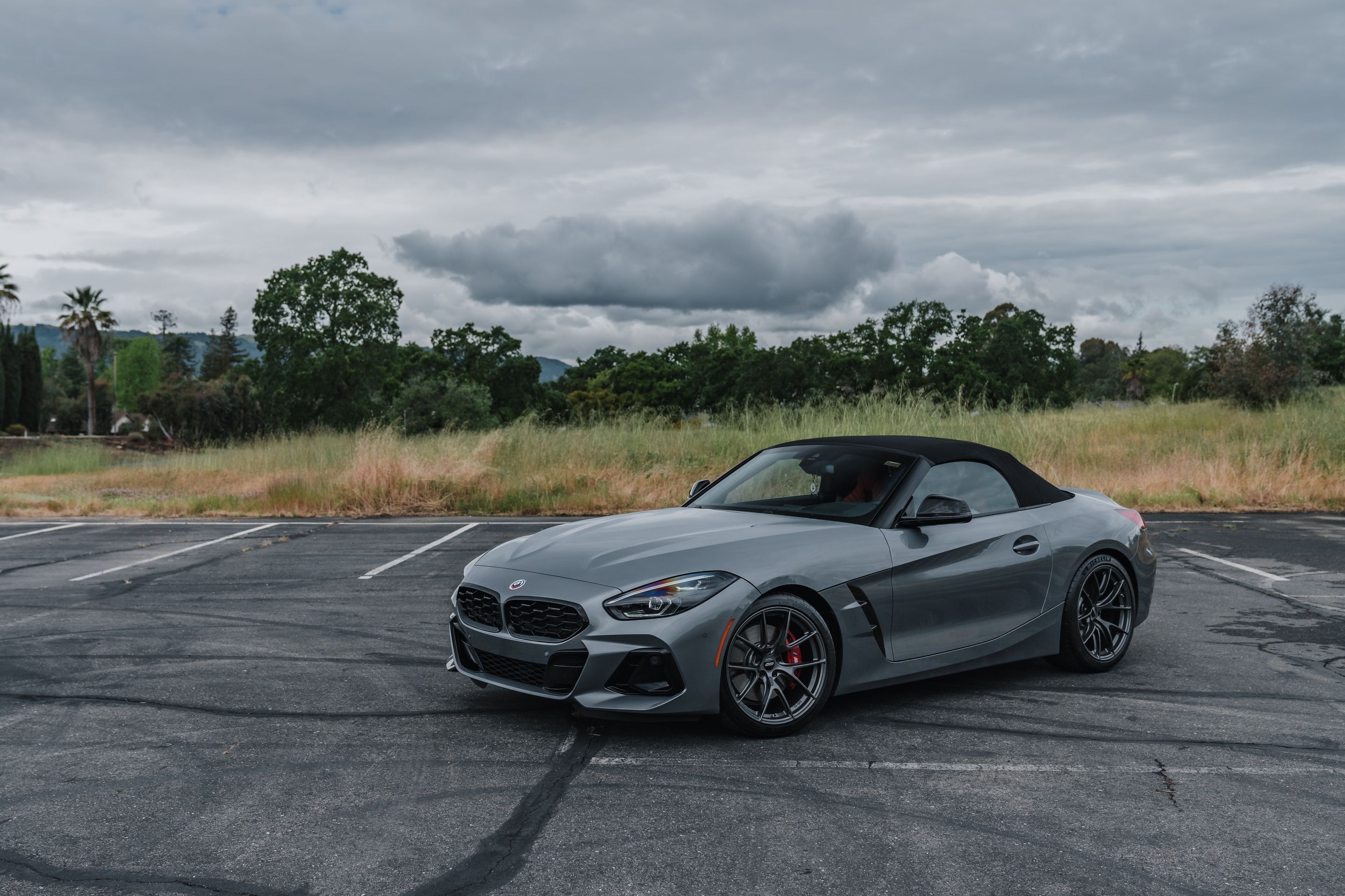 Grey BMW G29 Z4 with 19" VS-5RS Apex wheels in Anthracite