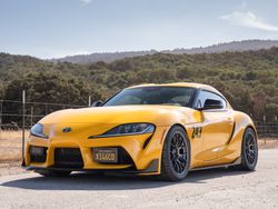 Yellow Toyota Supra - EC-7RS in Anthracite