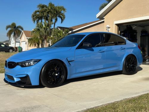 Blue BMW M3 - EC-7 in Satin Black