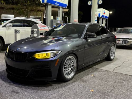 Grey BMW 2 Series - ML-10RT in Machined Lip Race Silver