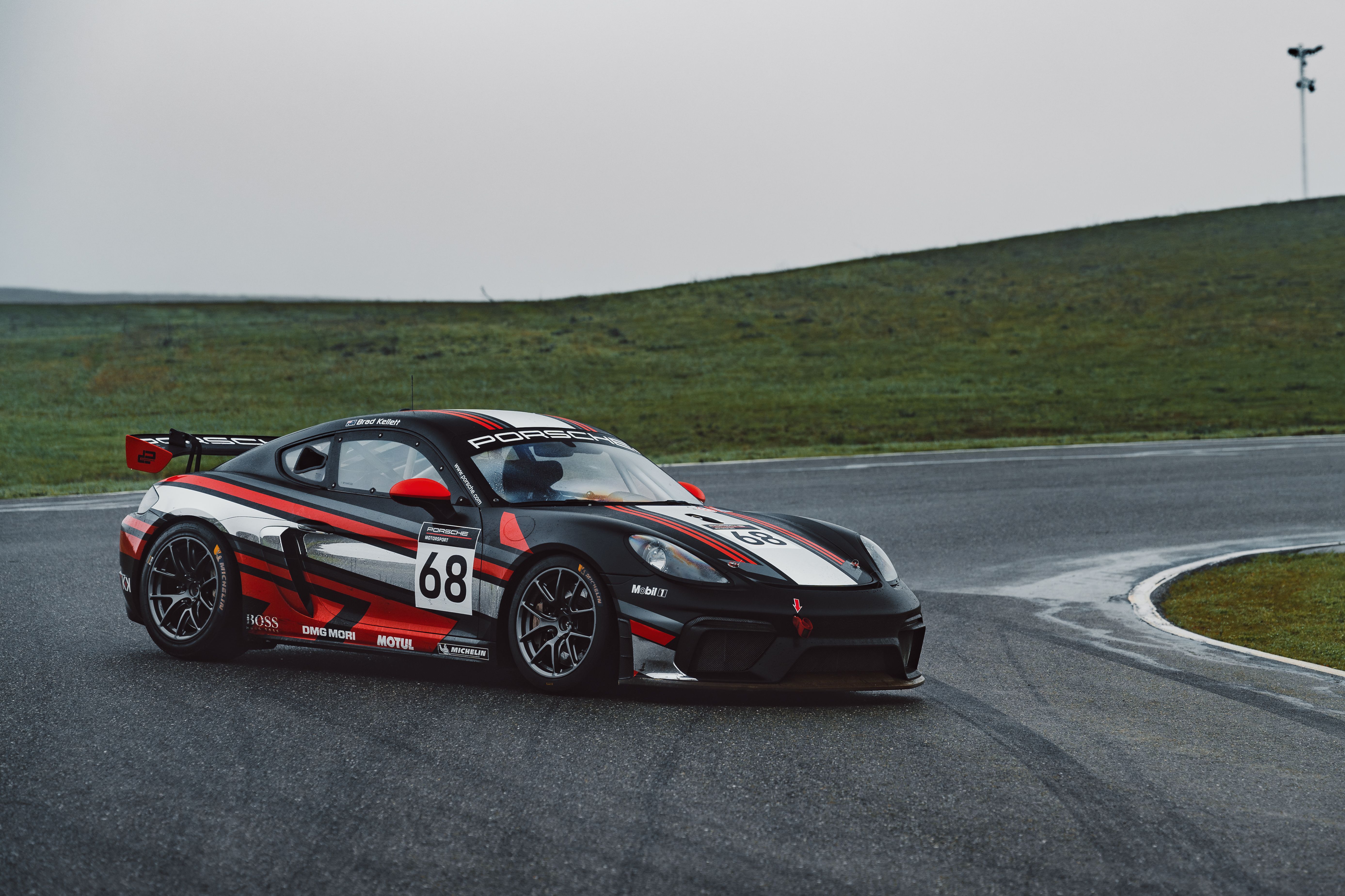 Black Porsche Cayman - VS-5RE in Anthracite