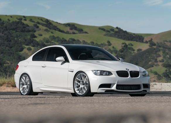 BMW E92 Coupe M3 with 19" EC-7RS in Brushed Clear