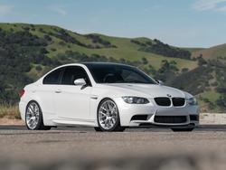 White BMW M3 - EC-7RS in Brushed Clear