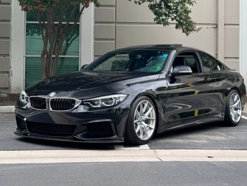 Black BMW 4 Series - VS-5RS in Brushed Clear