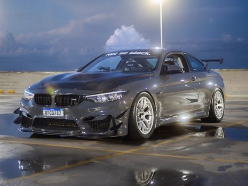 Grey BMW M4 - EC-7 in Race Silver