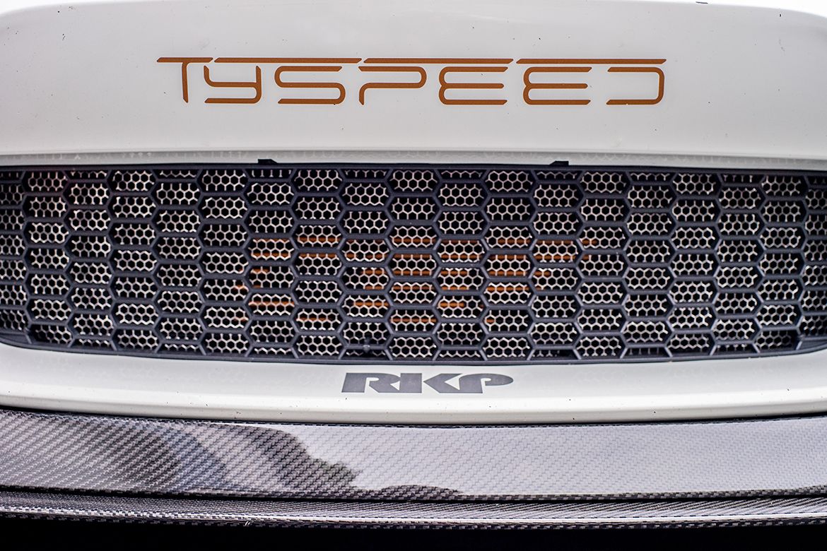 White BMW F87 M2 with 18" FL-5 Apex wheels in Satin Black