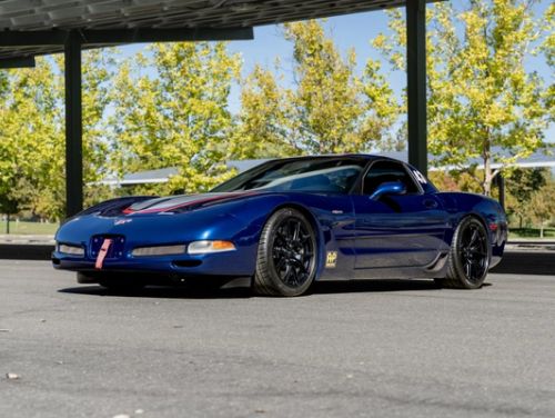 Blue Chevrolet Corvette - VS-5 in Satin Black