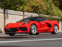 Red Chevrolet Corvette - VS-5RS in Brushed Clear