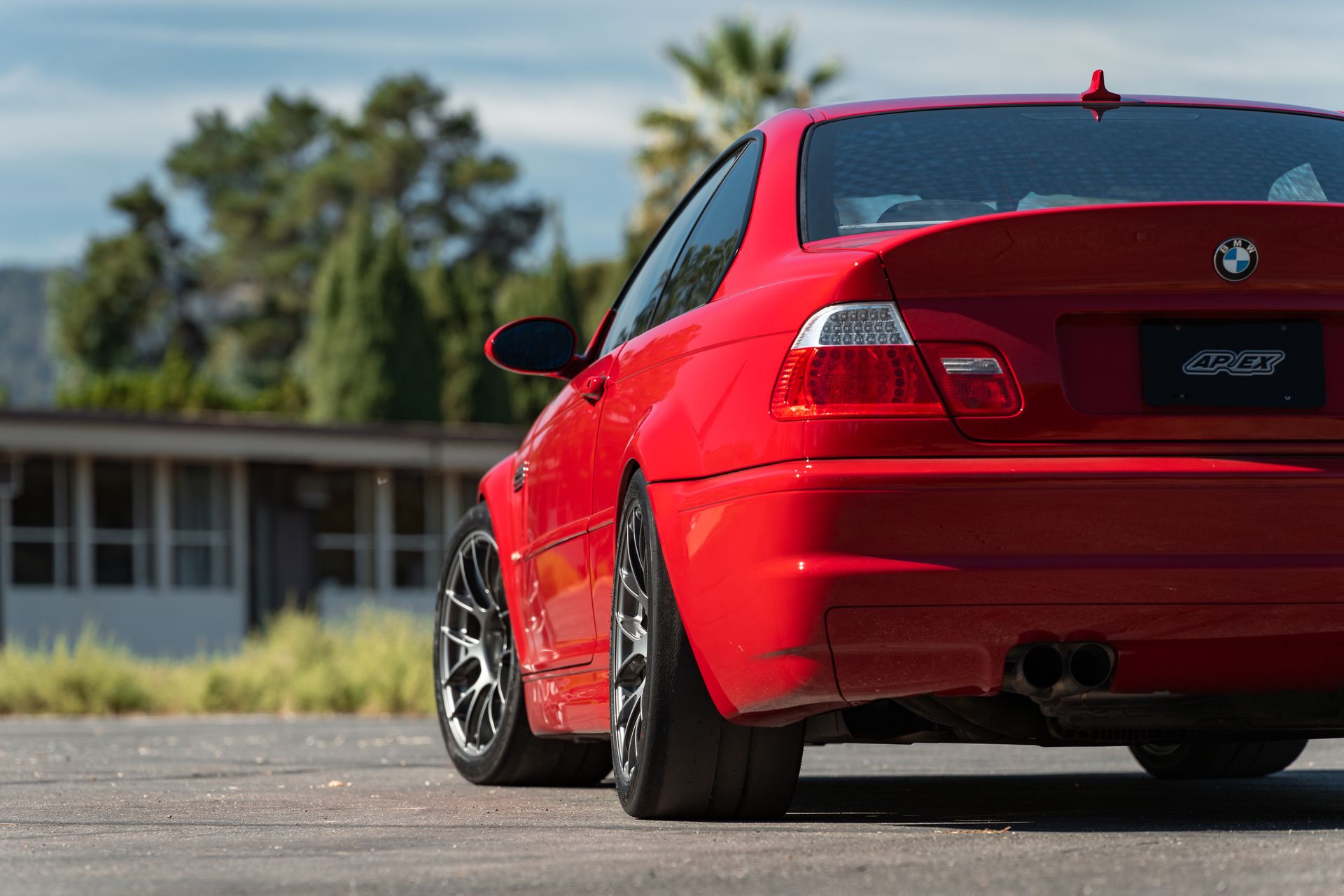 BMW E46 M3 with 18" EC-7RS in Anthracite