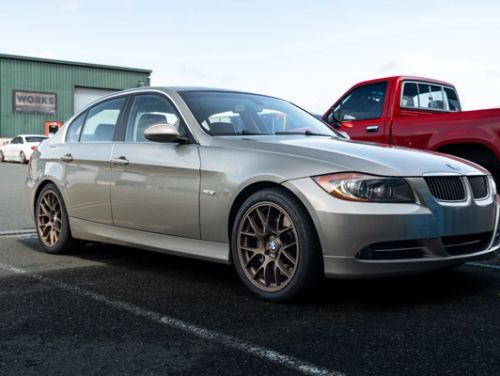 Silver BMW 3 Series - EC-7 in Satin Bronze