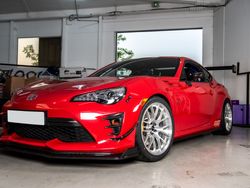 Red Toyota 86 - EC-7R in Brushed Clear
