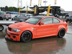 Orange BMW 1M - EC-7 in Satin Black