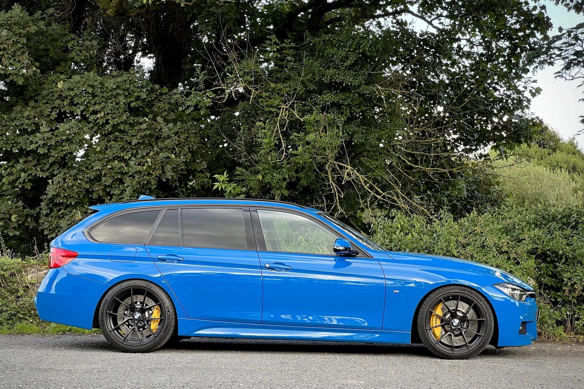 BMW F31 Wagon 3 Series with 18 EC-7RS in Brushed Clear on BMW F30 F31 F34  - Apex Album