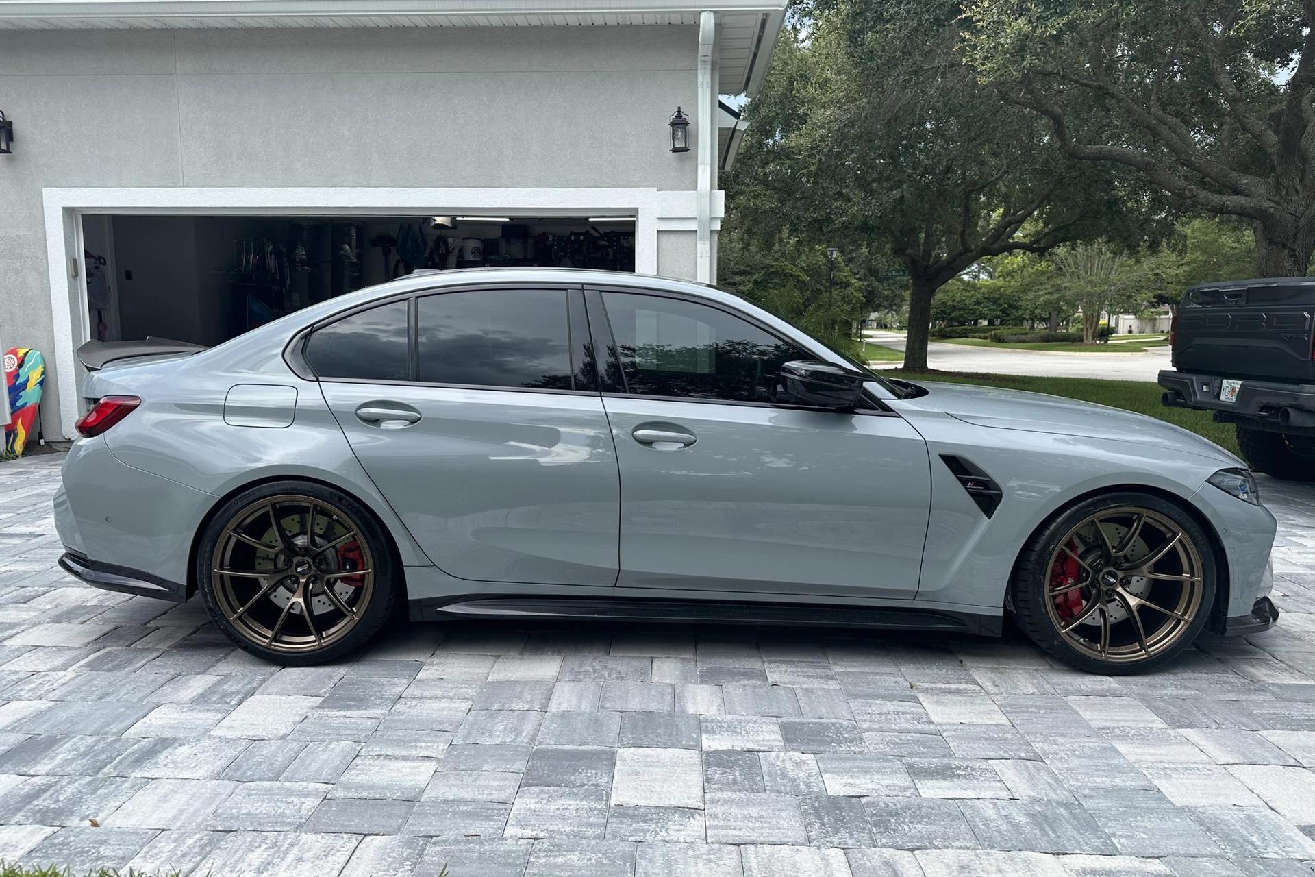 BMW G80 M3 with 20" VS-5RS in Satin Bronze