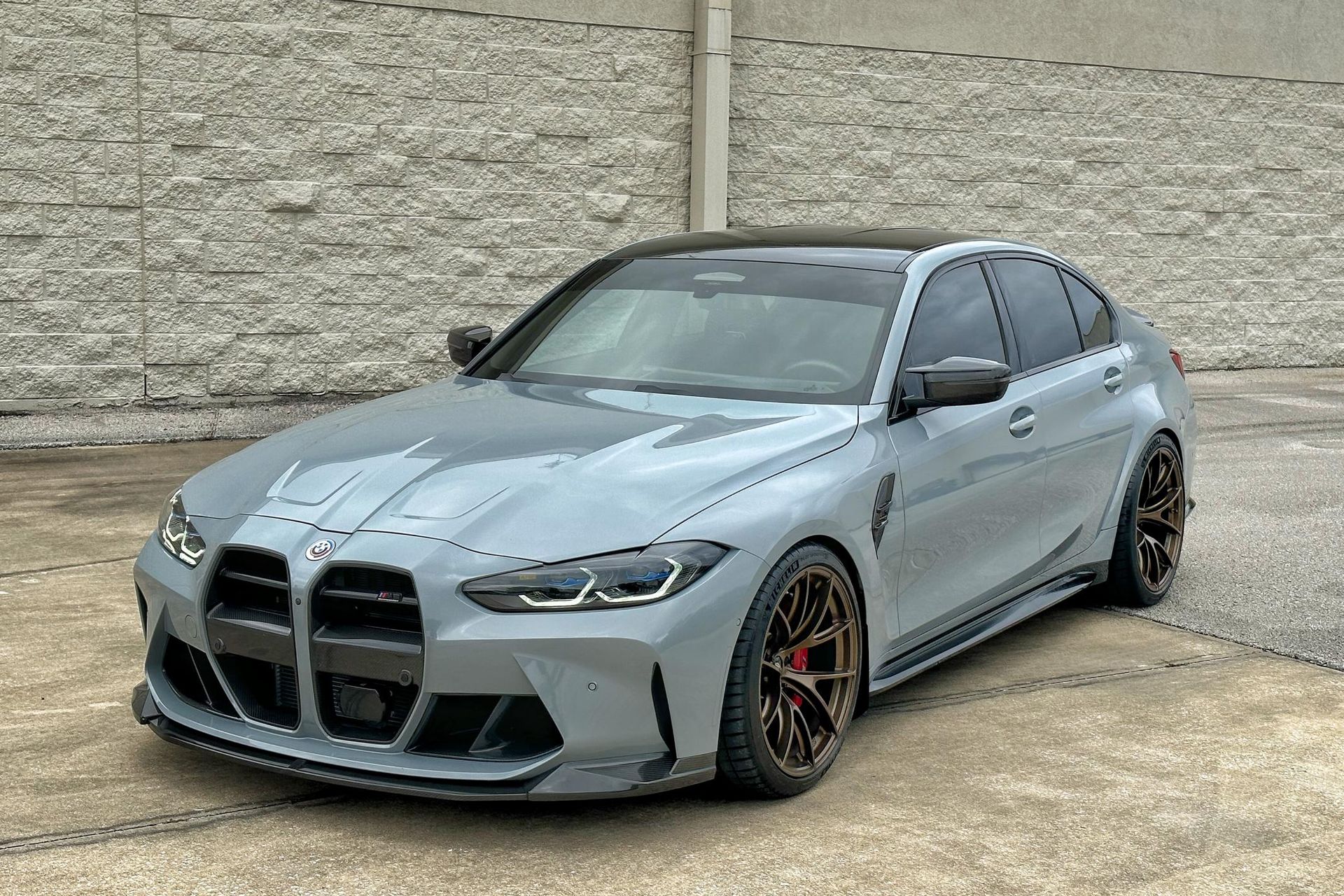 BMW G80 M3 With 20 VS 5RS Wheels In Satin Bronze bmw-g80-m3-with-20-vs-5rs-wheels-in-satin-bronze