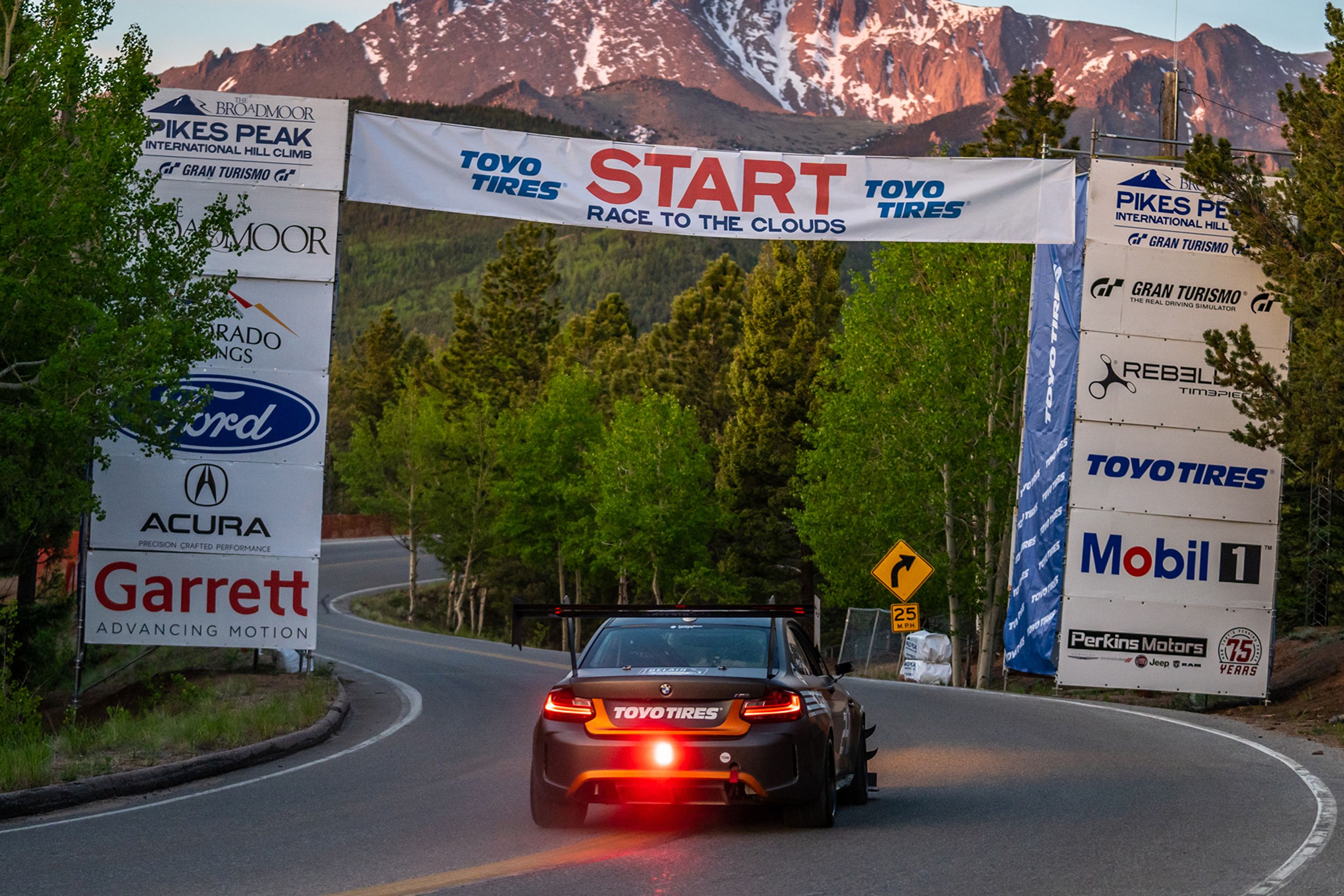 Grey BMW F87 M2 with 18" FL-5 Apex wheels in Satin Black
