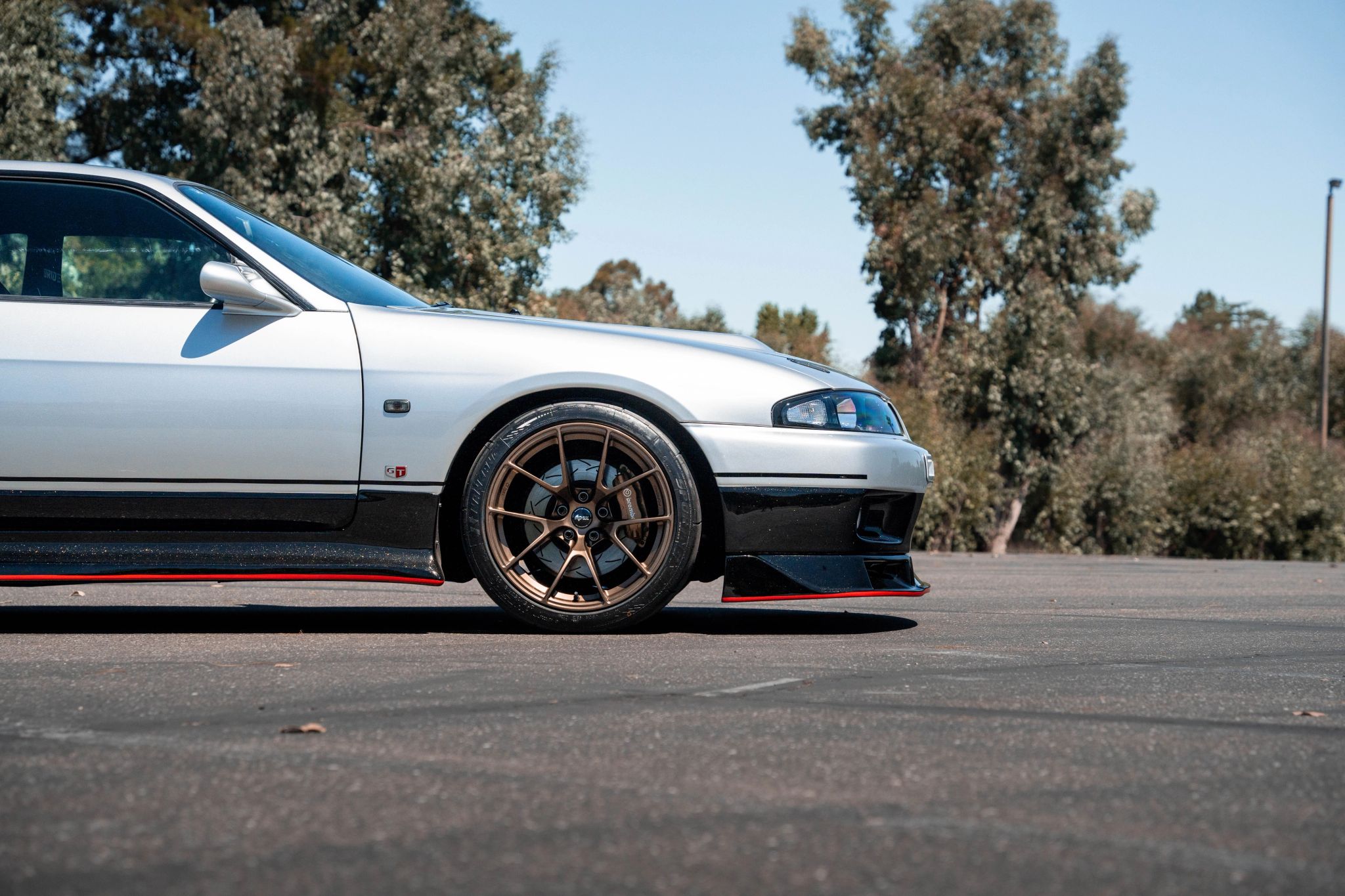 Nissan R33 GT-R with 18