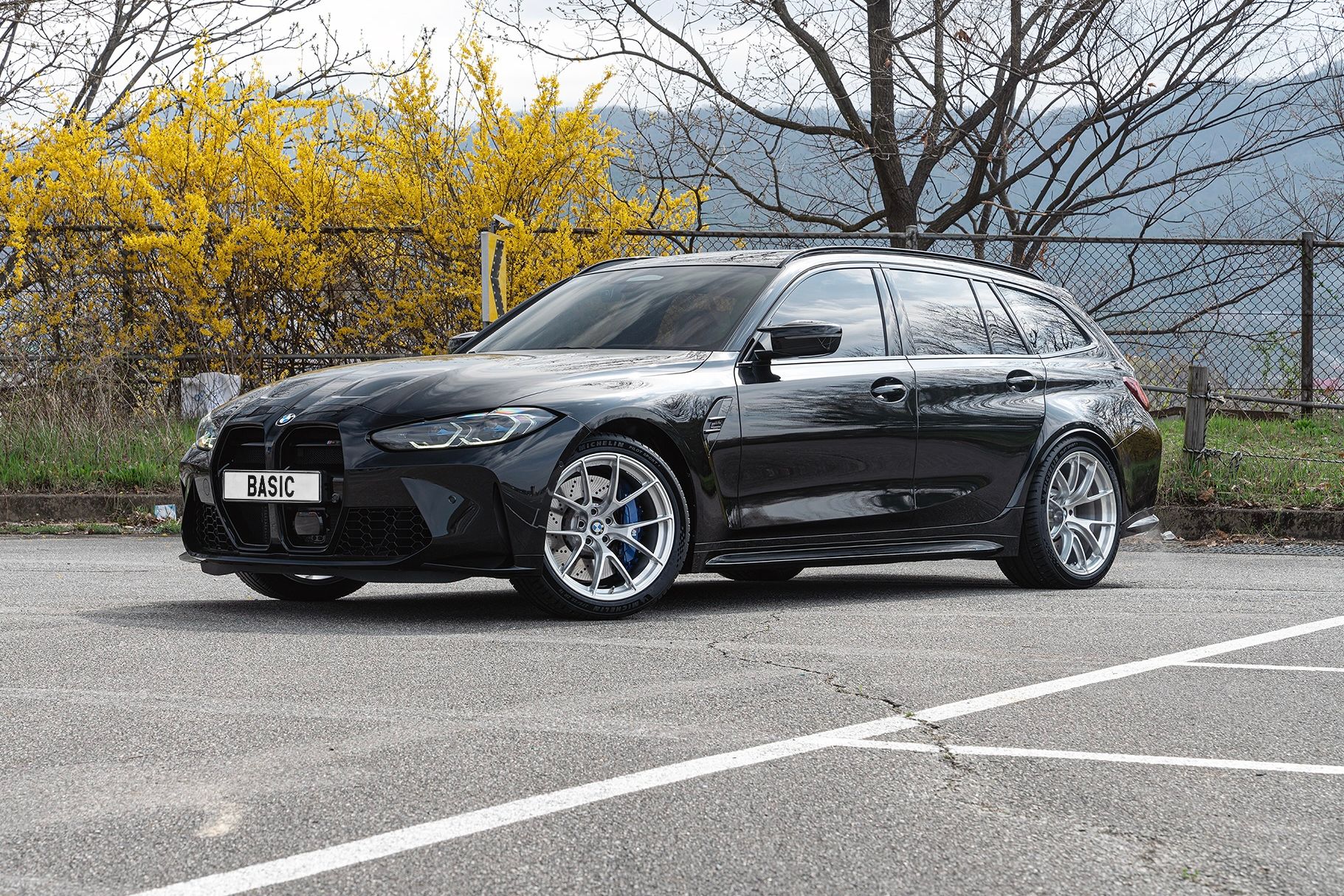 BMW G80 M3 with 19" VS-5RS in Brushed Clear