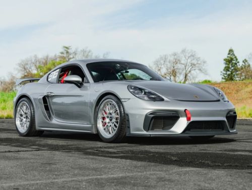 Silver Porsche Cayman - ML-10RT in Machined Lip Race Silver