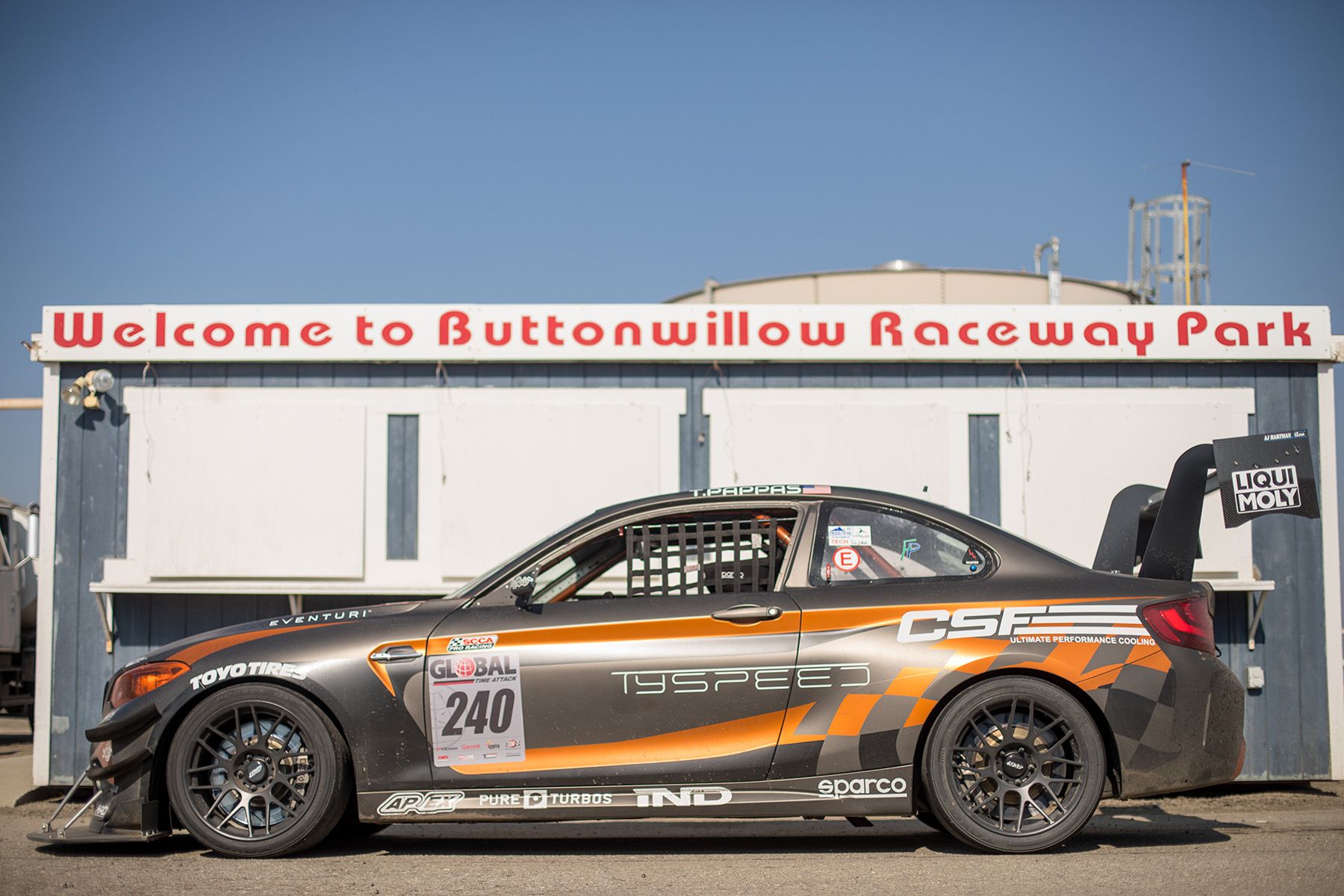 Multicolor BMW F87 M2 with 18" ARC-8R Apex wheels in Satin Black