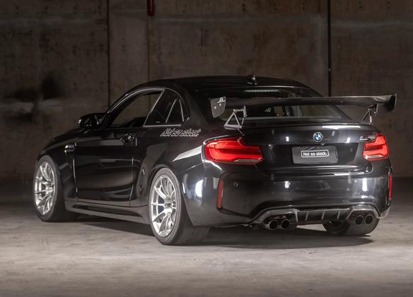 BMW F87 M2 with 18" SM-10RS in Brushed Clear