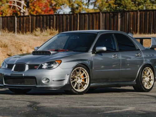 Silver Subaru WRX STI - SM-10RS in Motorsport Gold