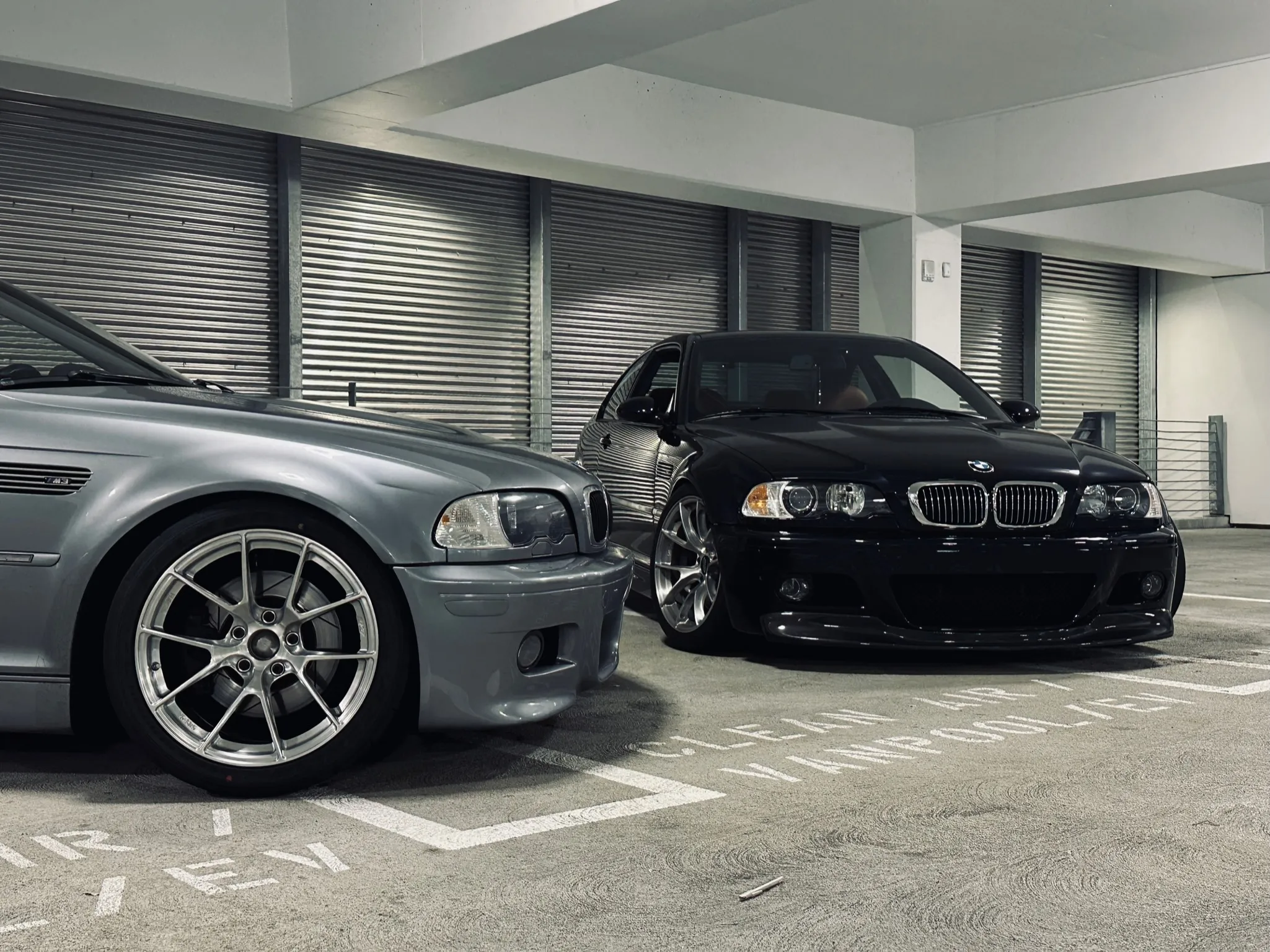 BMW E46 M3 with 18