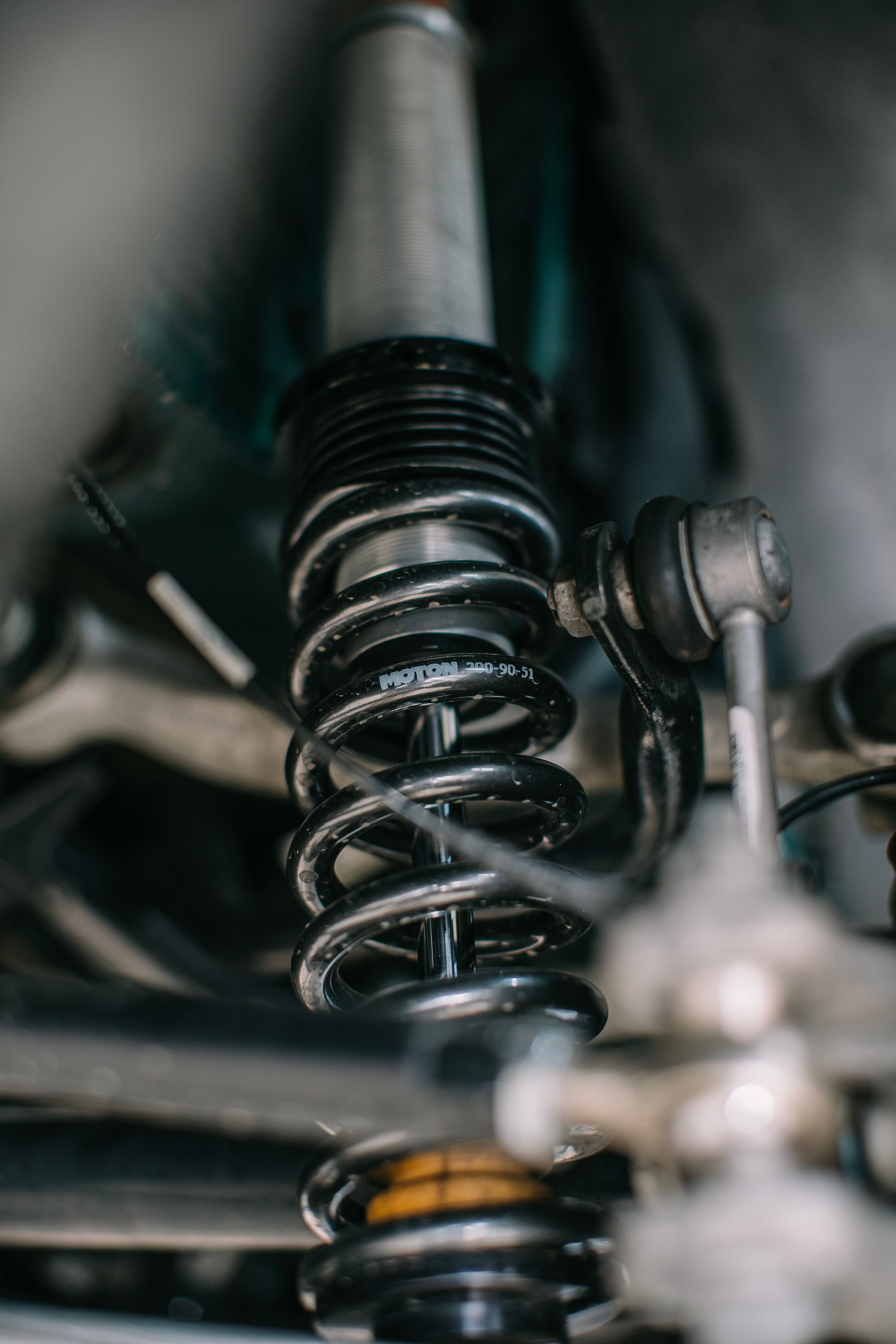 Green BMW G80 M3 with 19" VS-5RS Apex wheels in Brushed Clear