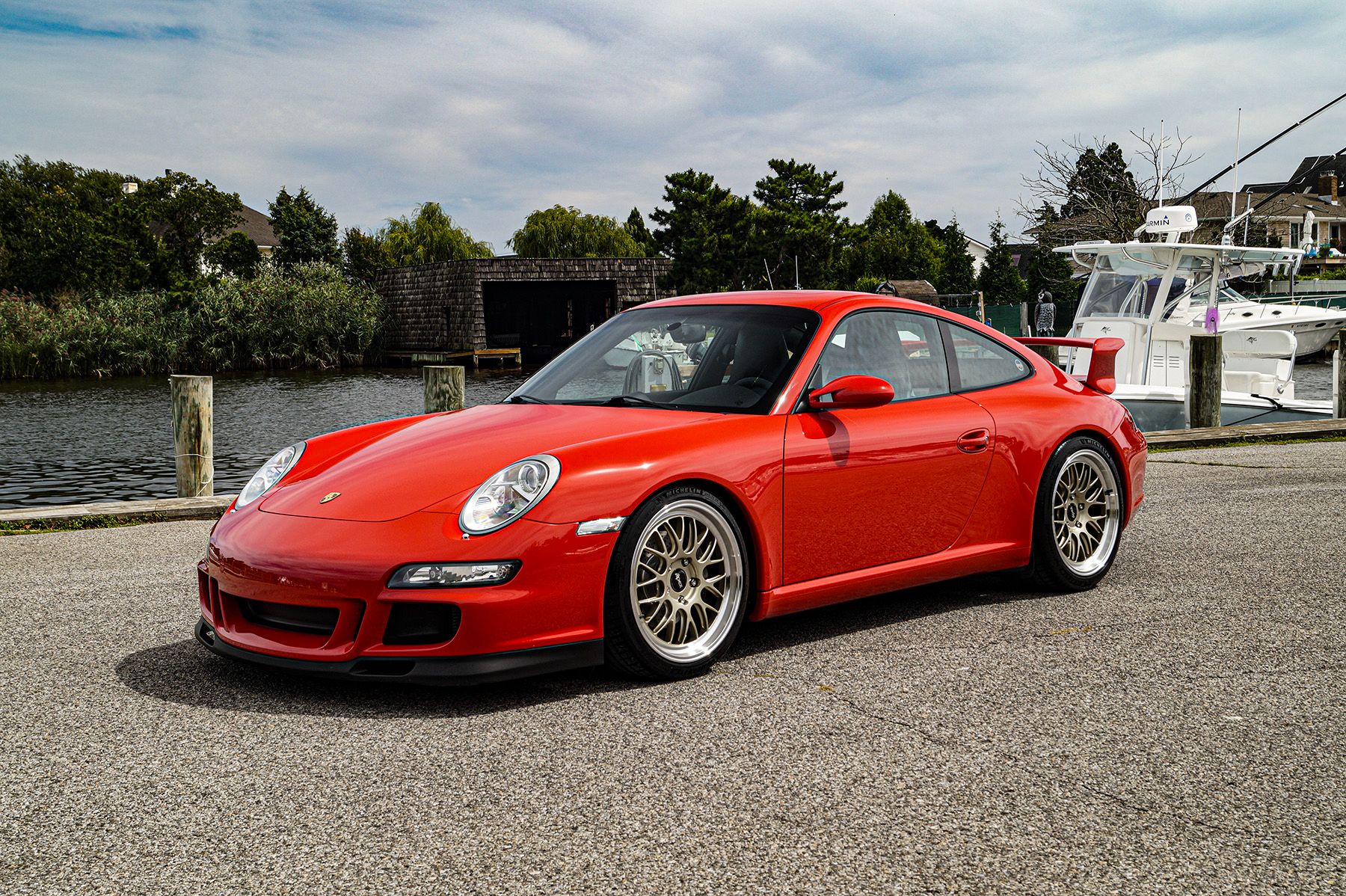 Red Porsche 911 - ML-10RT in Machined Lip Gloss Motorsport Gold