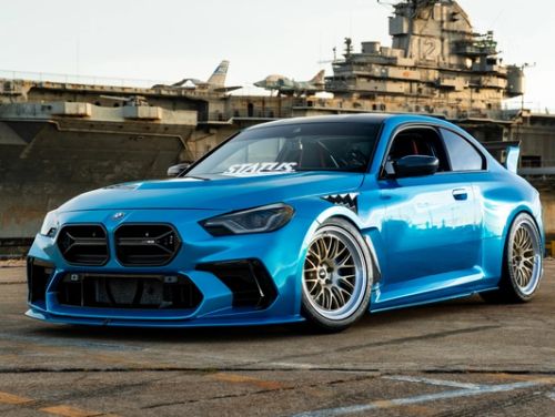 Blue BMW M2 - ML-10RT in Machined Lip Gloss Motorsport Gold