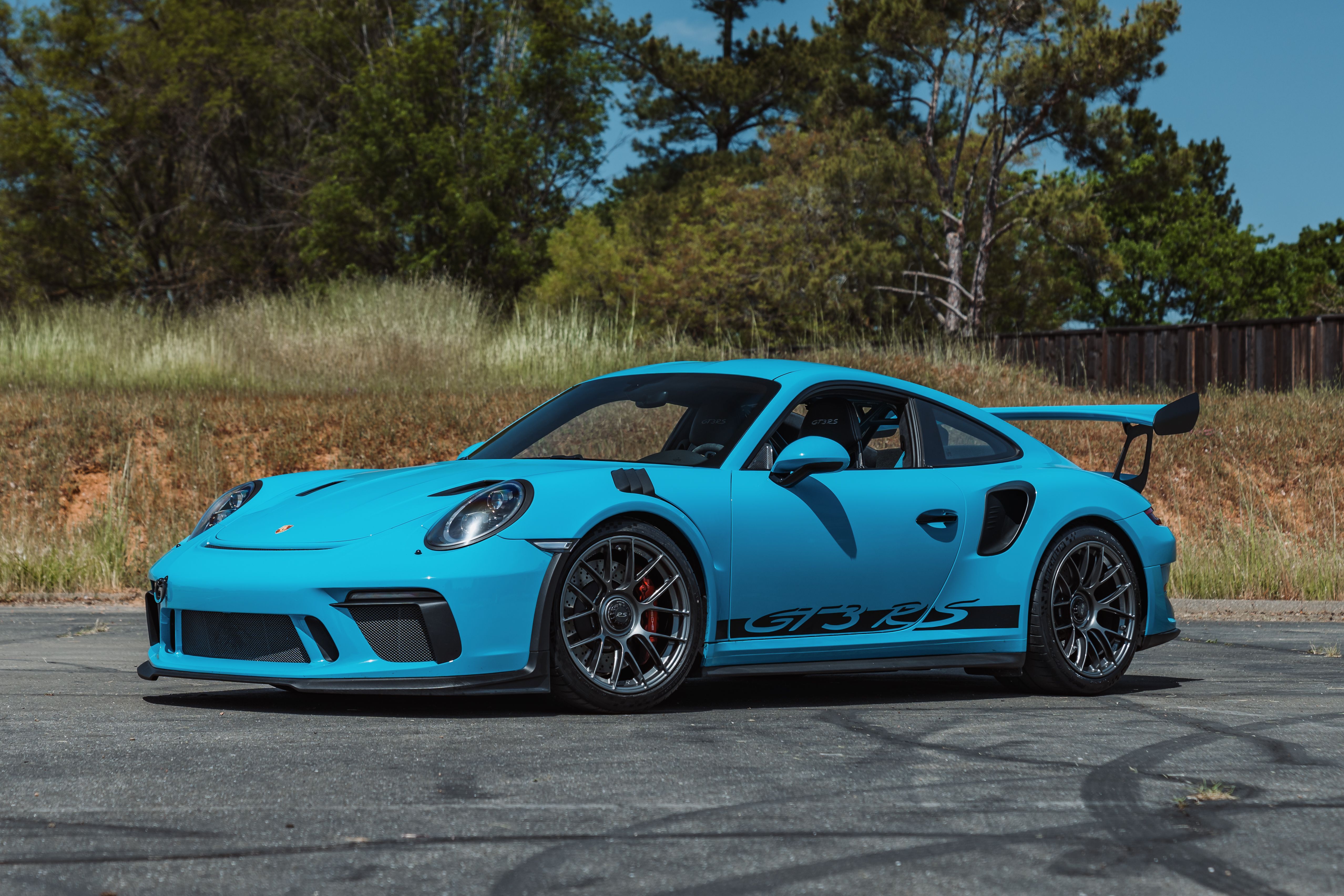 Blue Porsche 911 - EC-7RS in Anthracite